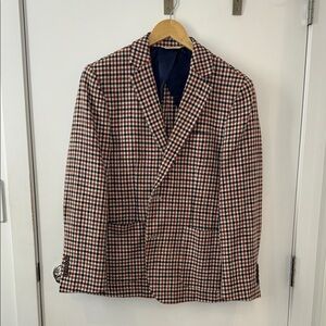 Brooks Brothers Red Fleece Checkered Blazer